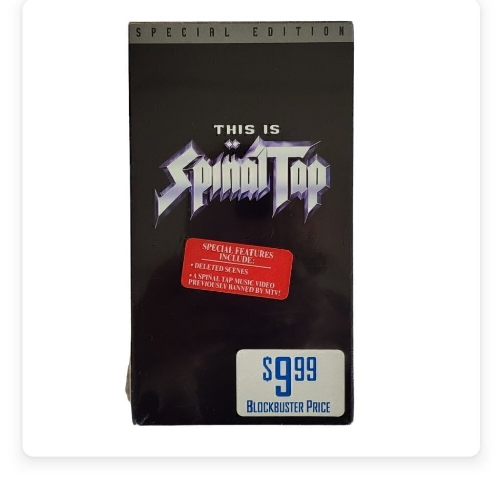 Vintage This is Spinal Tap Rockumentary Rock VHS Movie Sealed MGM  Blockbuster